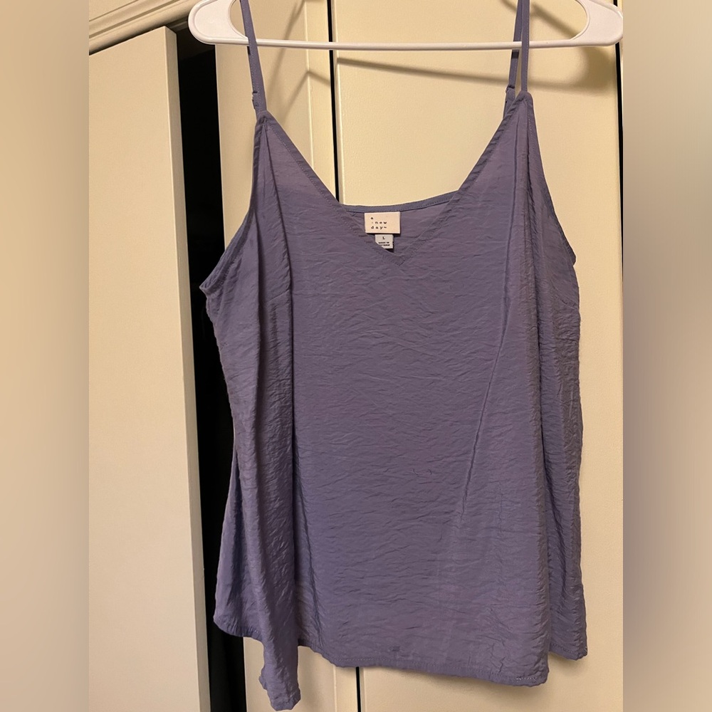 Lavender target tank top